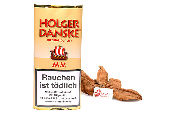 Holger Danske M.V. (Mango & Vanilla) Pfeifentabak 40g Pouch Holger Danske M.V. (Mango & Vanilla) Pfeifentabak 40g Pouch